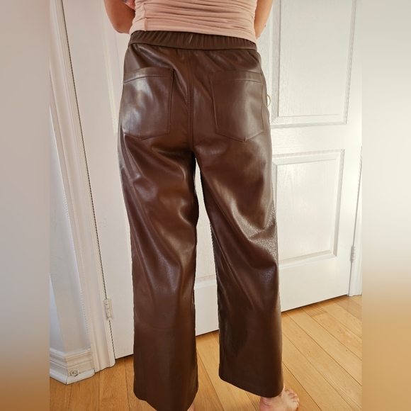 Oak + Fort - Leather vegan pants - Picture 7 of 10